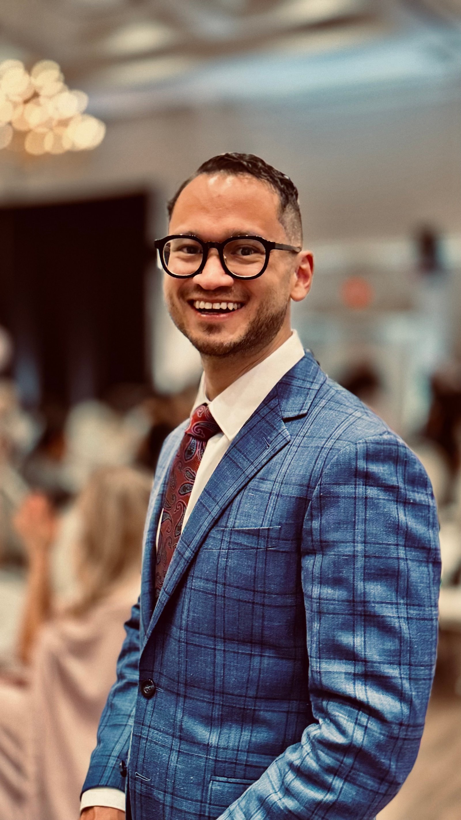 Dr. Ahmad Makhdoum at a professional event